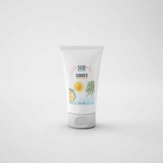 UVAB SPF50+ or SPF25+ 50ml Summer Sun Cream For Face & Body Sunscreen High Protection. Moisturising Factor Sunscreen For High Protection Of Face & Neck.